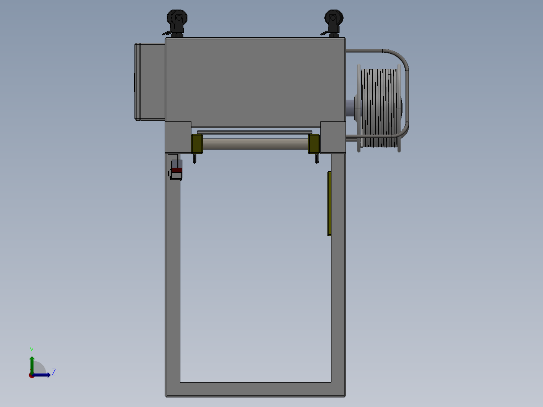 打包捆扎机左视图