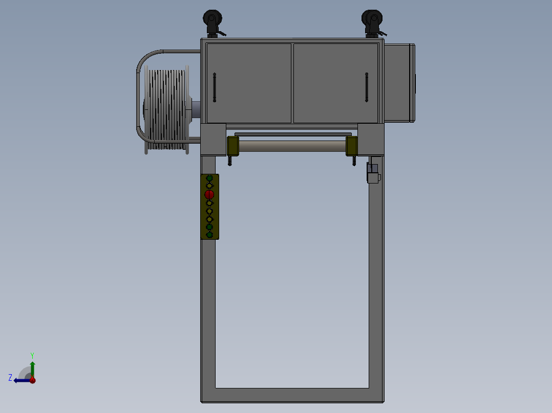 打包捆扎机右视图