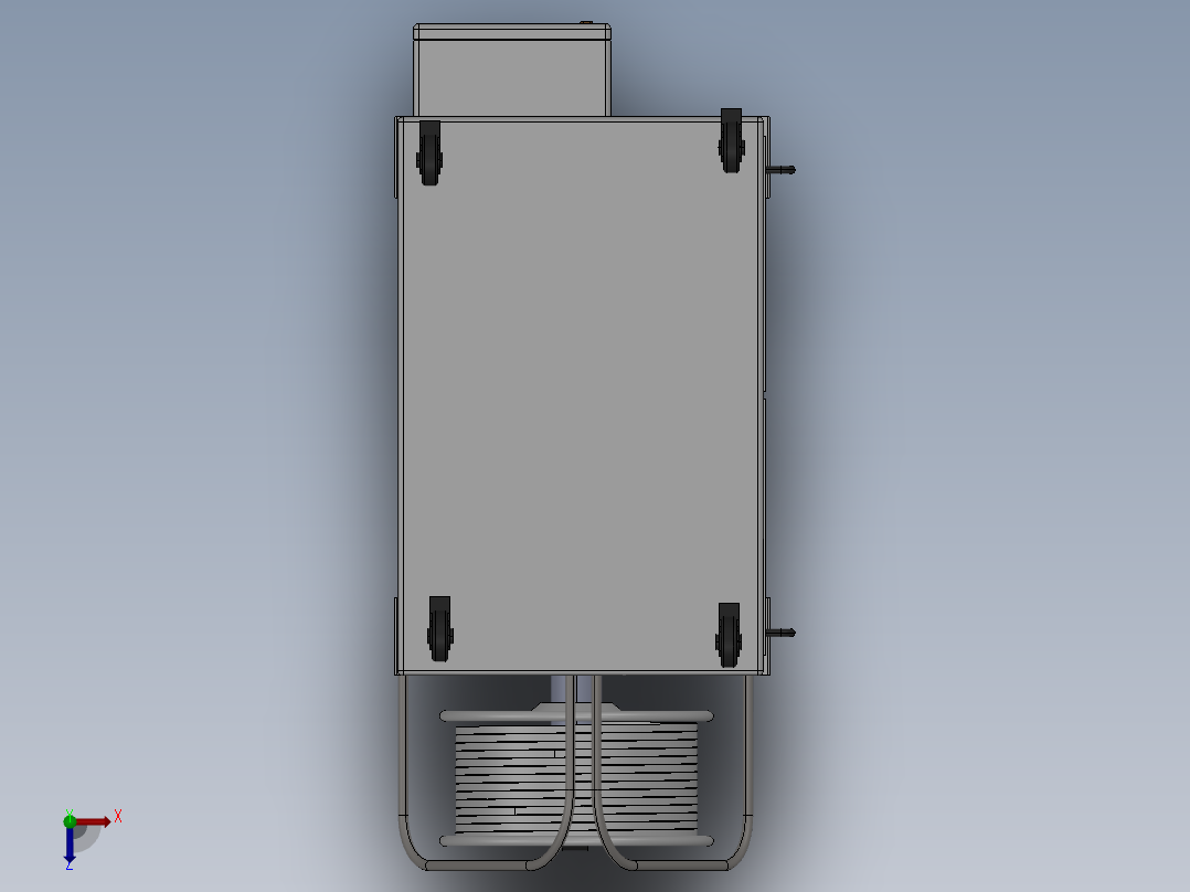 打包捆扎机俯视图