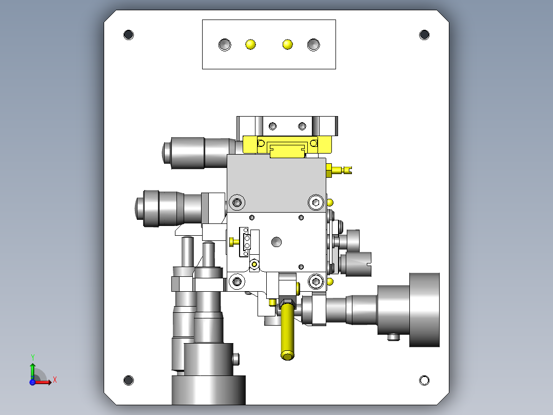 常用机械结构 (502)俯视图