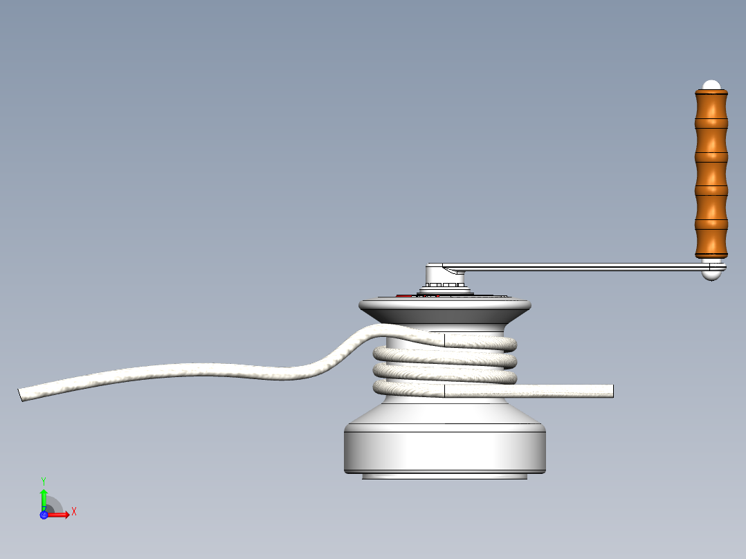 手摇绞车SW2010前视图