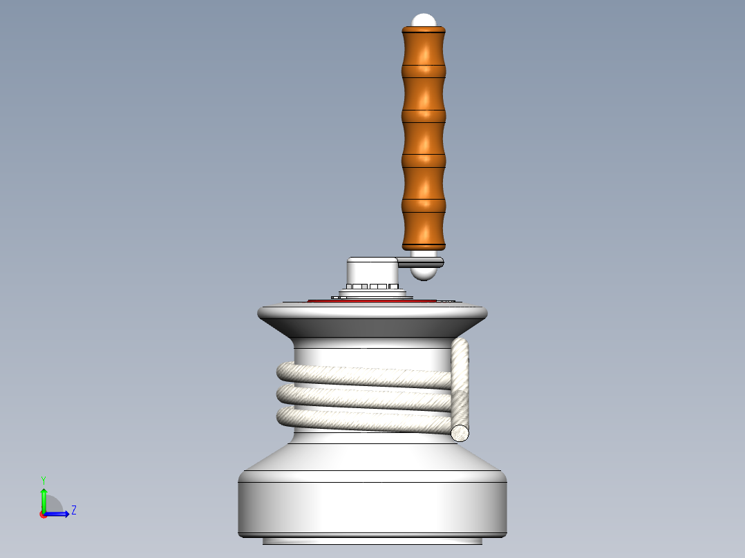 手摇绞车SW2010左视图