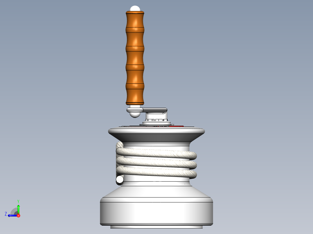 手摇绞车SW2010右视图