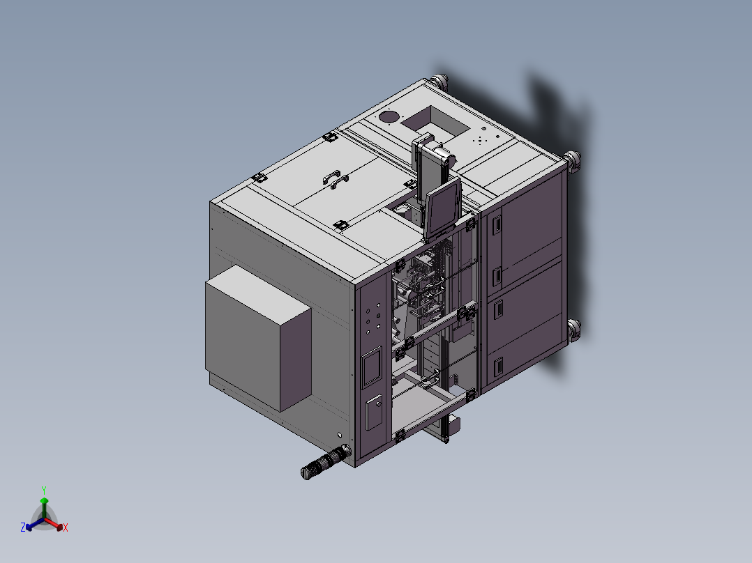 B21_自动化贴膜机正等轴测图