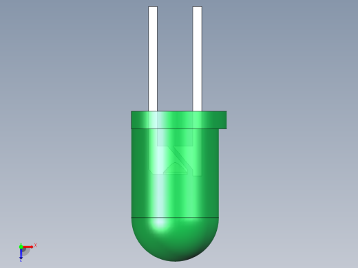 LED_Round_Green8_D5.0mm俯视缩略图