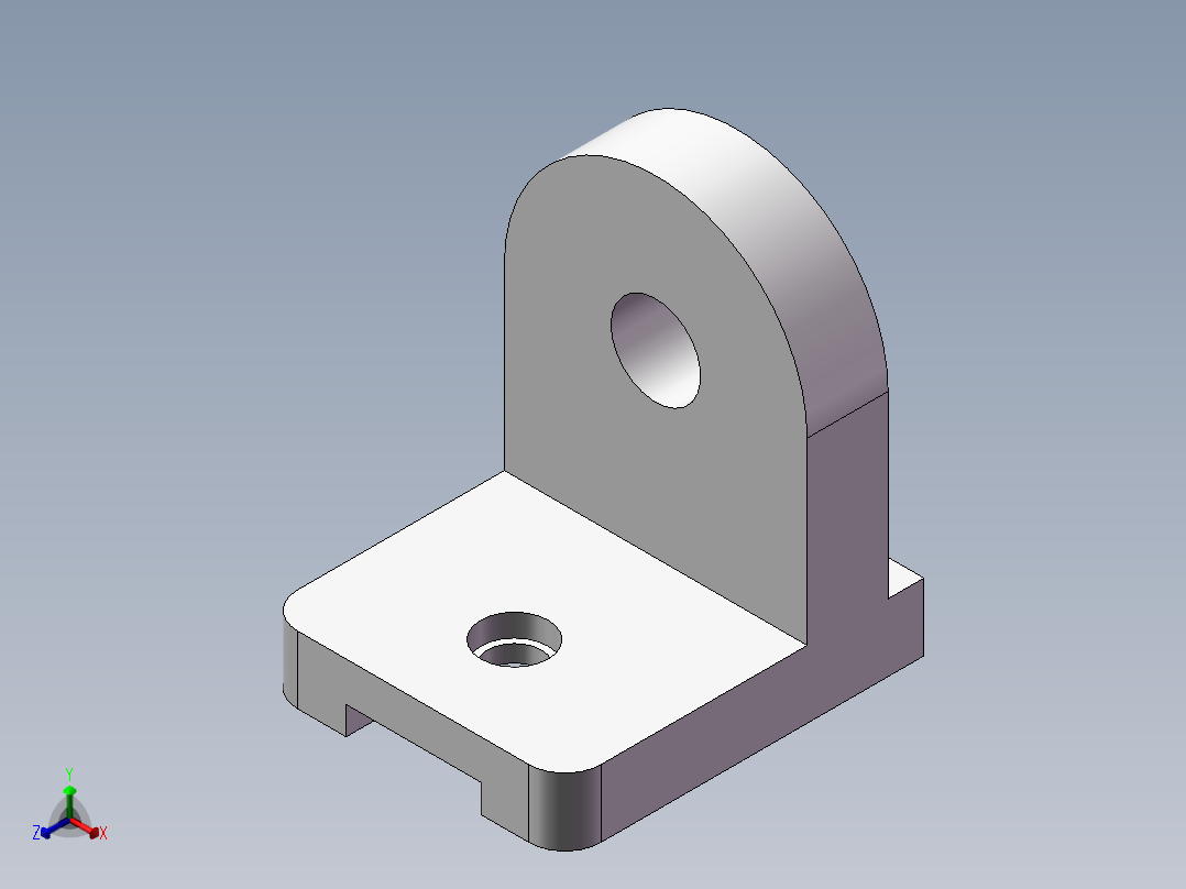 SW格式3D图(模型练习题)-021正等轴测图