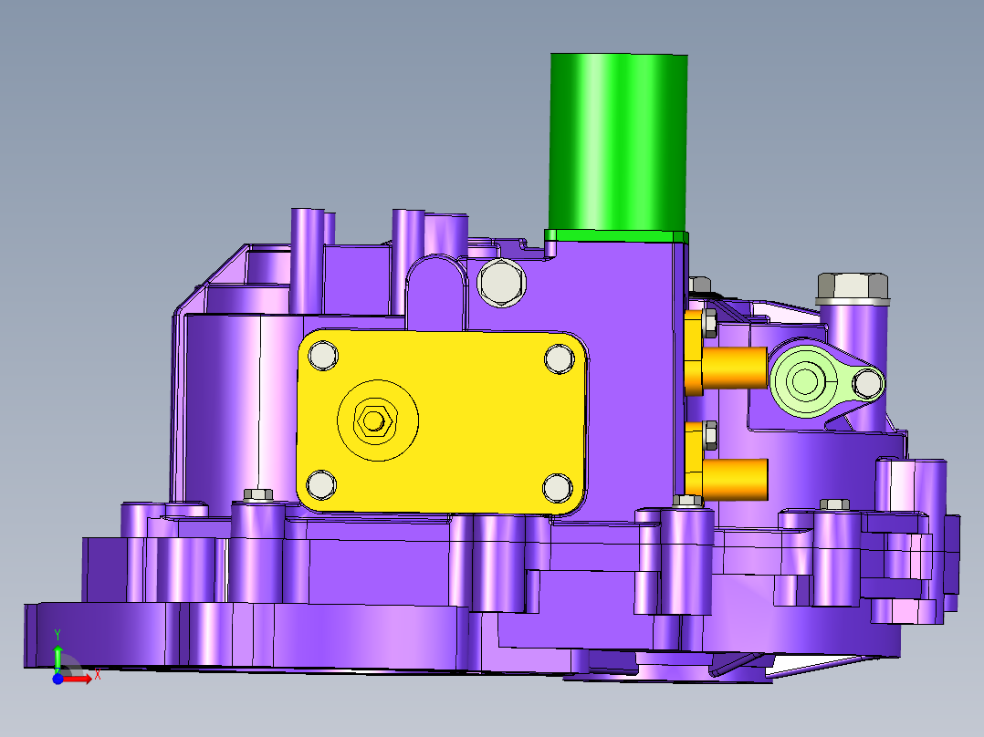汽车变速箱输出扭矩150NM前视图