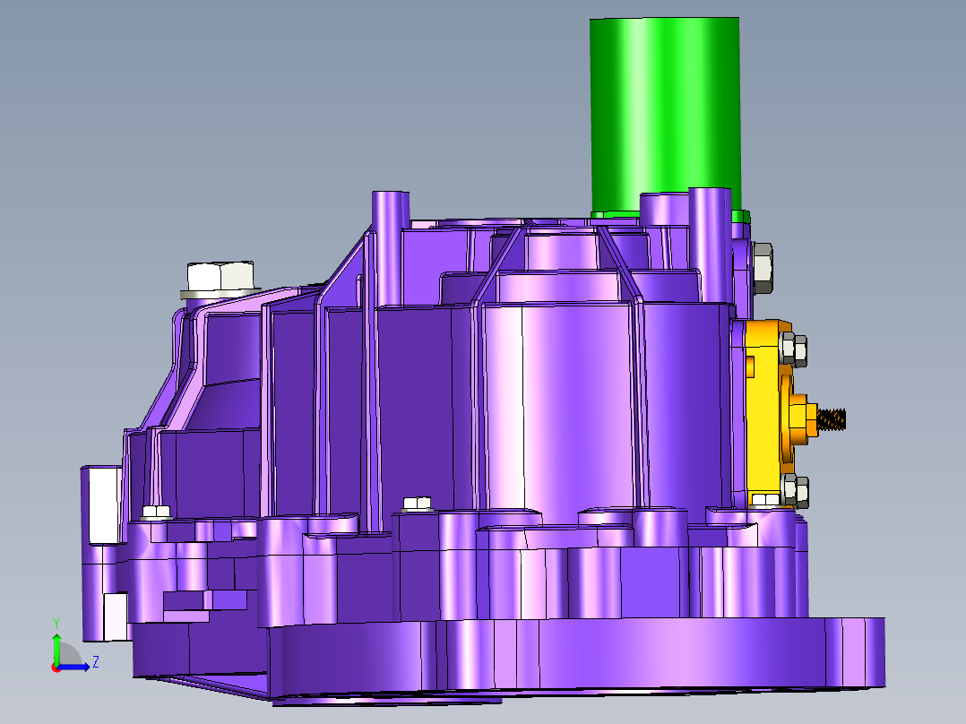 汽车变速箱输出扭矩150NM左视图