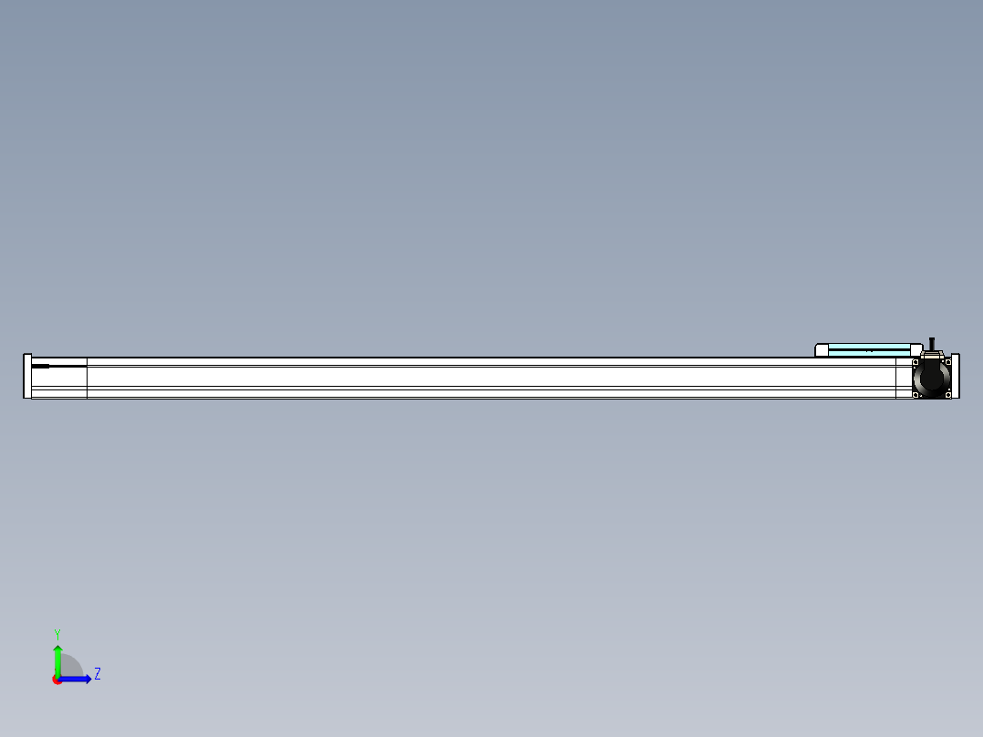 欧规系列-LB6A-L130-S1150-BR-ZP40-C3左视图