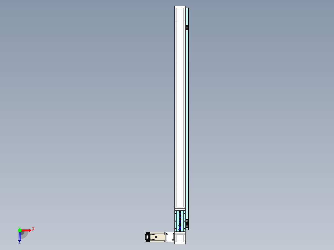 欧规系列-LB6A-L130-S1150-BR-ZP40-C3俯视图