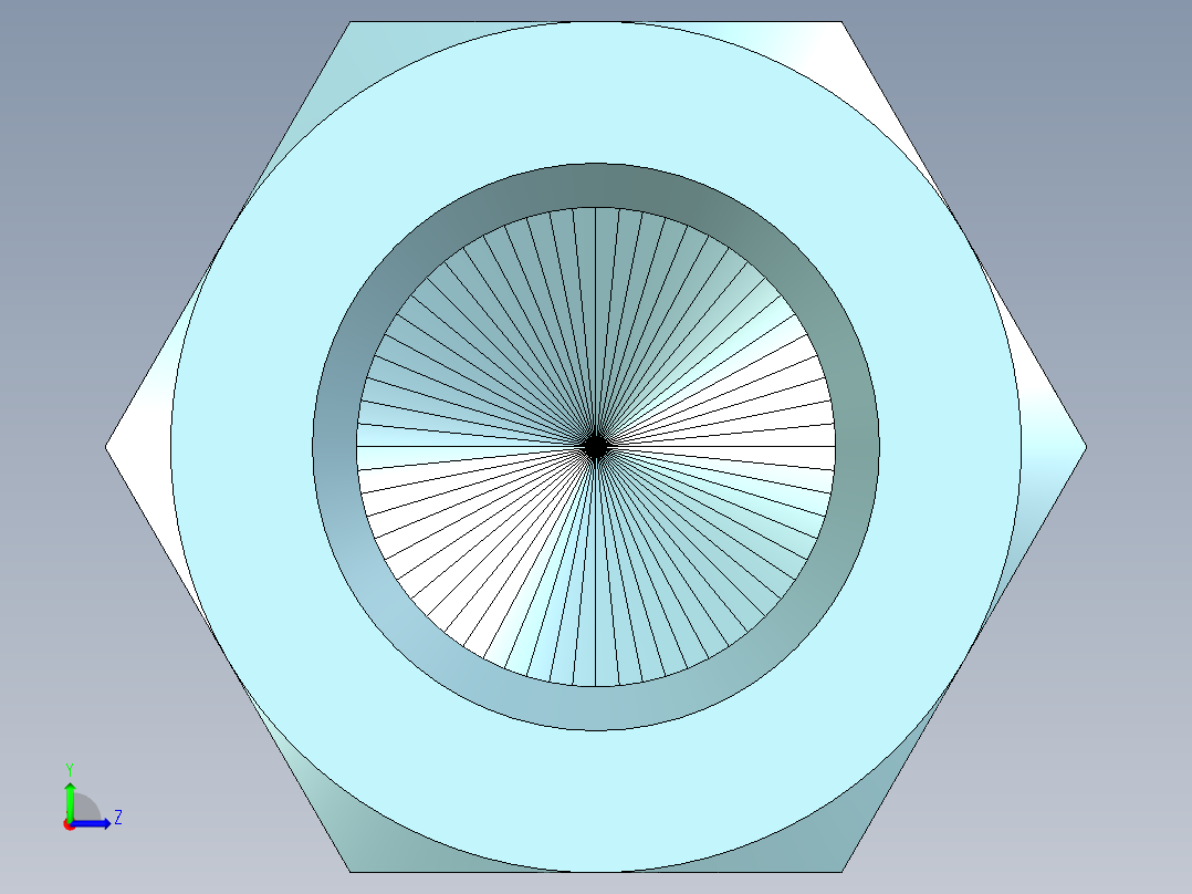 盖冒螺母左视图