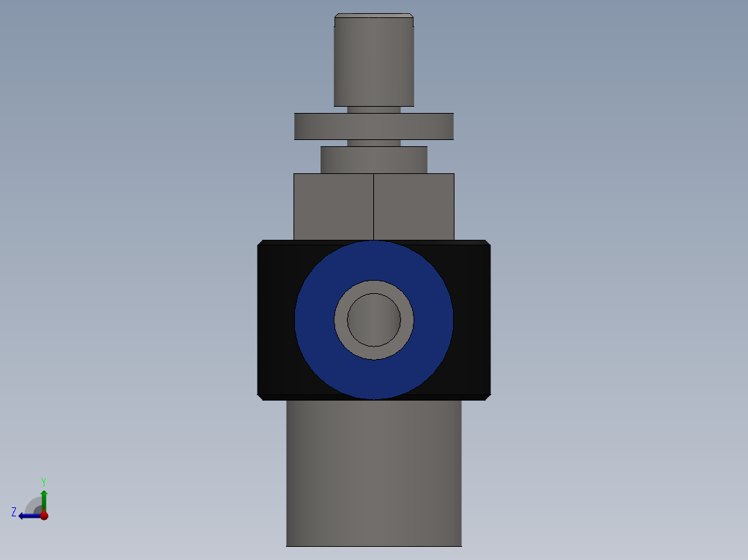Ø6 x 1-4 - CONTROLE DE FLUXO 90° BANJO (C0K510628)右视图