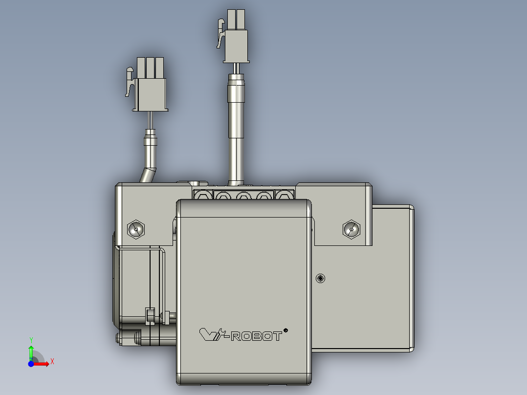 威洛博直线电机模组EB6-L70-S1750-BR-P40-MS3前视图