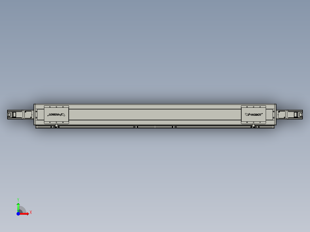 威洛博双电机滑台-VC14D2-S500-BC-P40-C6前视图
