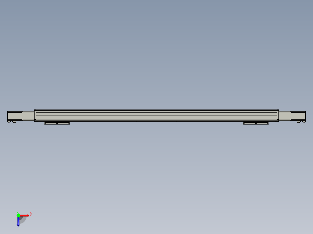 威洛博双电机滑台-VC14D2-S500-BC-P40-C6俯视图