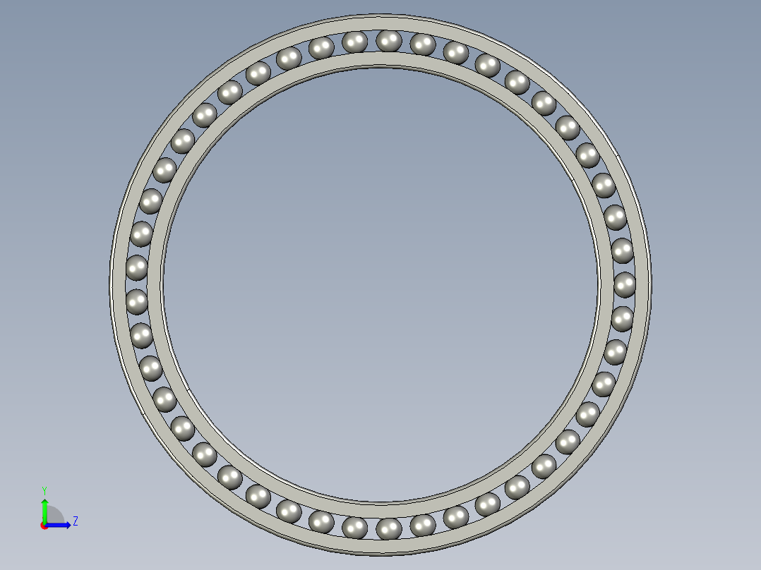 深沟球轴承61840左视图