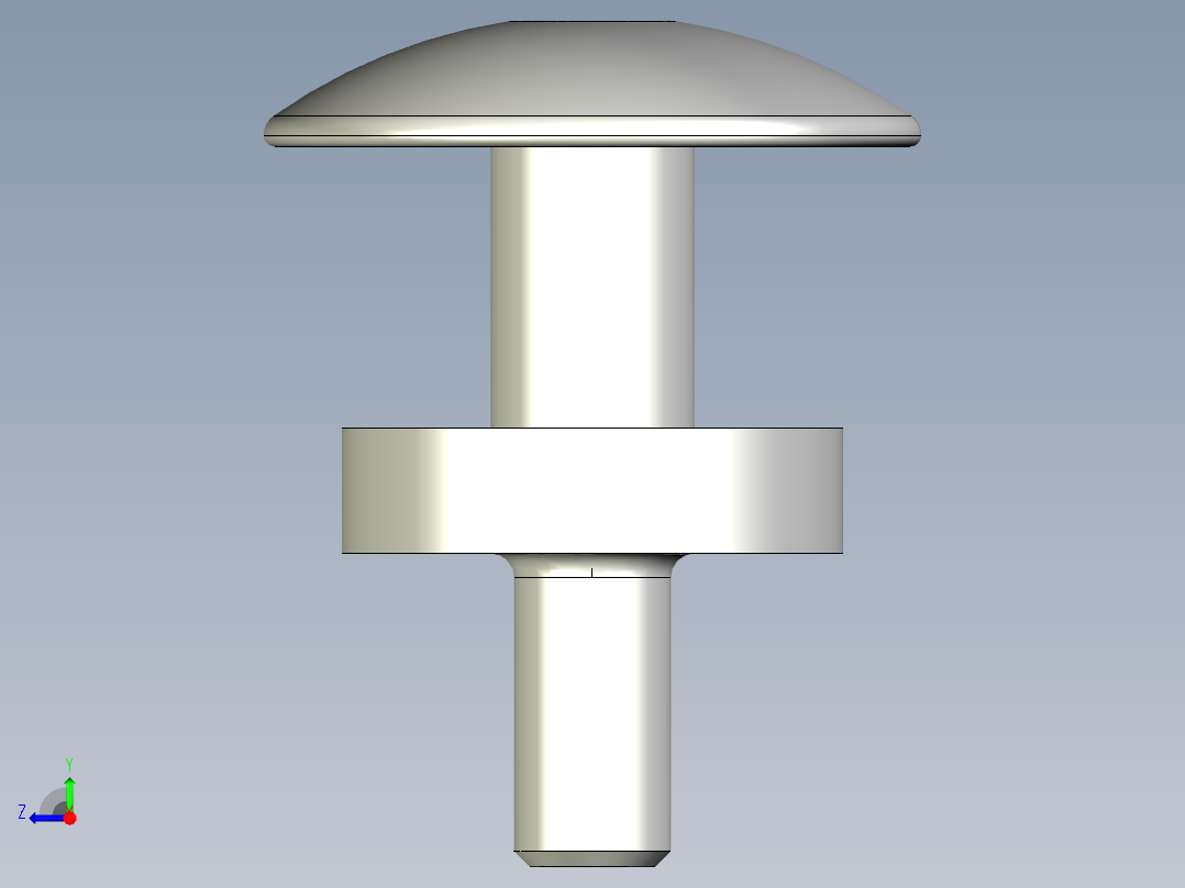 吊模栓CHNN,CHNLL-3D多系列多零件图纸模型右视图