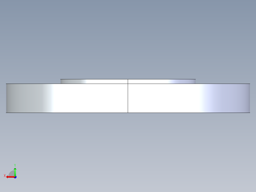 聚氯乙烯配件25-Sch80_Blind Flange_853-030_3in后视图
