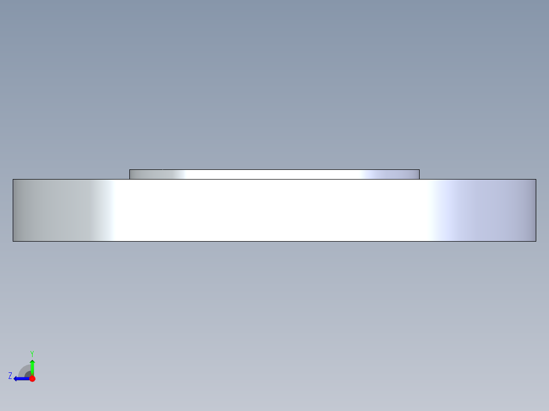 聚氯乙烯配件25-Sch80_Blind Flange_853-030_3in右视图