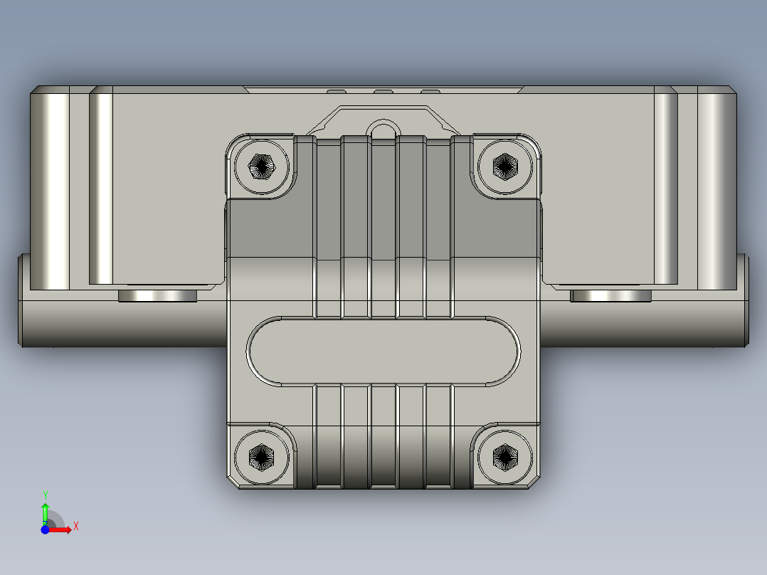 直线模组LHN4006 直线模组组合设计图纸前视图