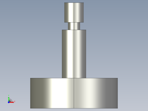 調整搖擺螺絲(A型)BJ737-A-3D多系列多零件图纸模型前视缩略图