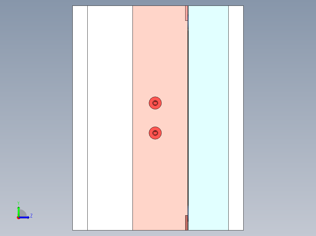 玩具上下壳左视图