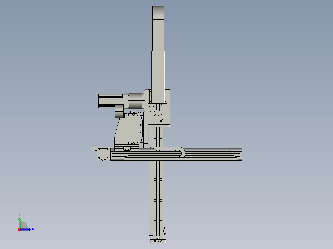 Tape automatic packing胶带自动包装机左视图