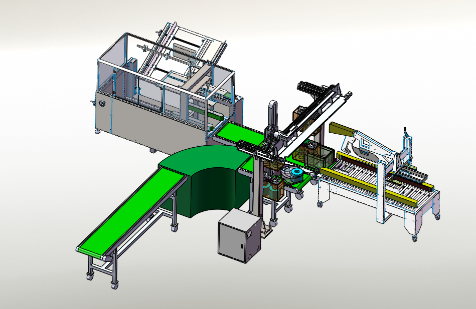 Tape automatic packing胶带自动包装机