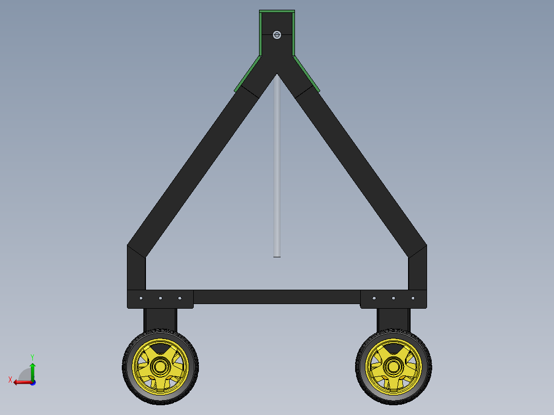 Irrigation System Robot灌溉系统机器人3D数模图纸 Solidworks设计后视图