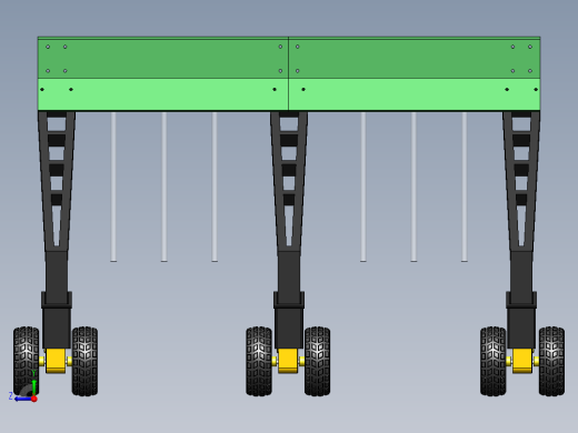 Irrigation System Robot灌溉系统机器人3D数模图纸 Solidworks设计右视缩略图