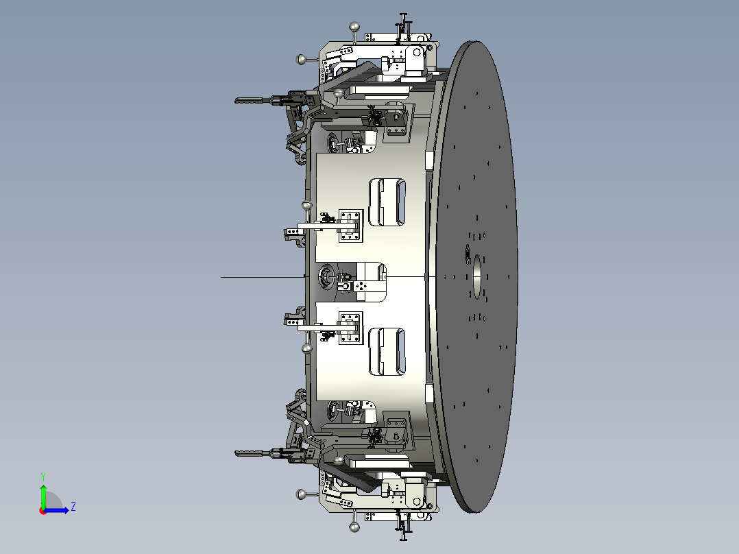 轿车前盖总成滚边胎膜模型==448350==100左视图