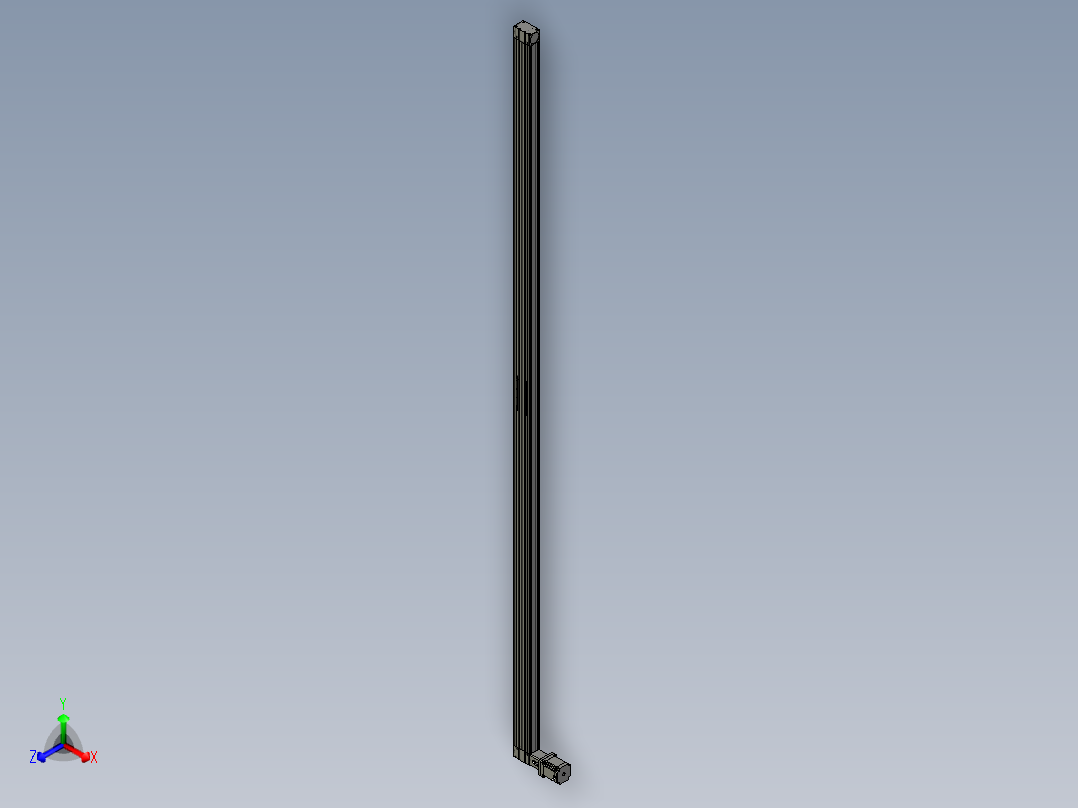 模组FBL100E3600-L正等轴测图