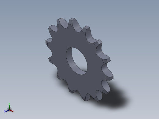 导向轮正等轴测缩略图