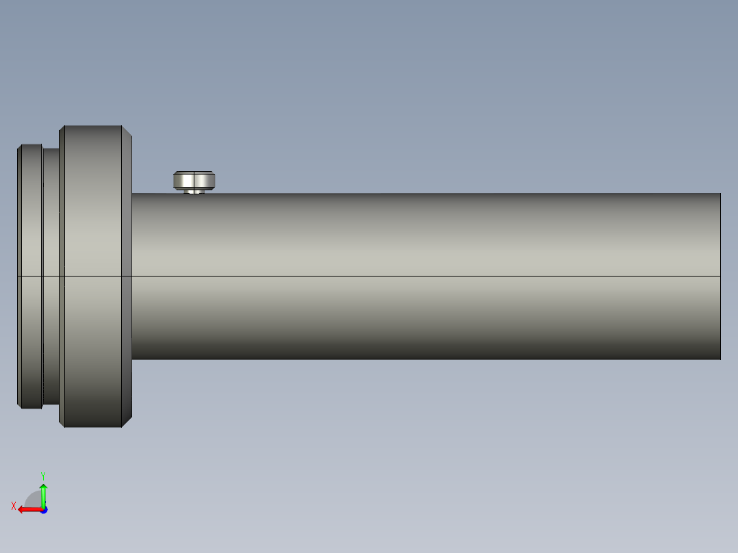基恩士CA-LM2_kc图纸模型后视图