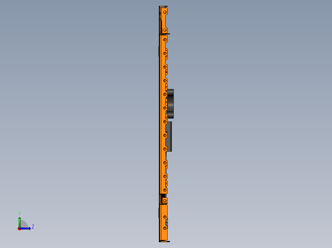 A0199-Thermal Poron泡棉贴附治具-B左视图