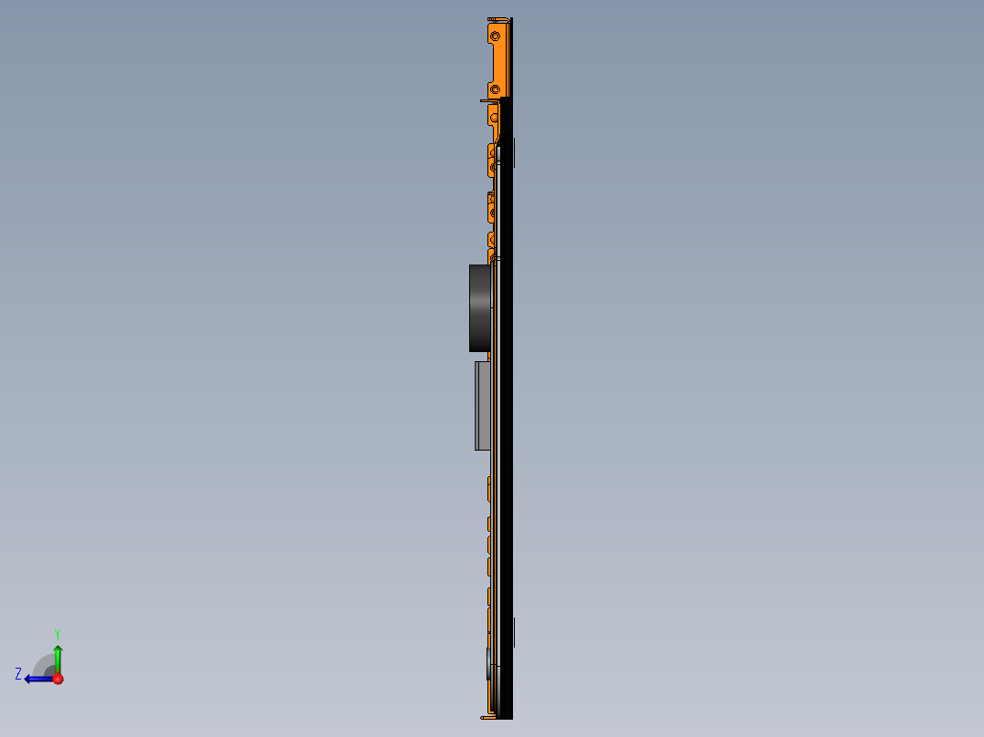 A0199-Thermal Poron泡棉贴附治具-B右视图