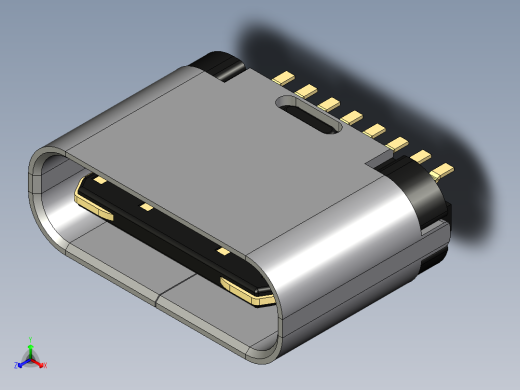 Usb type c正等轴测缩略图