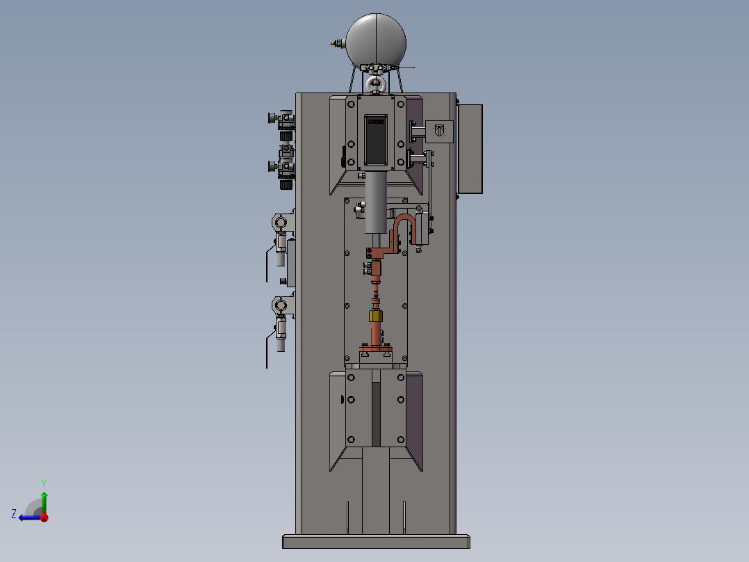 双头电阻焊机sw17右视图