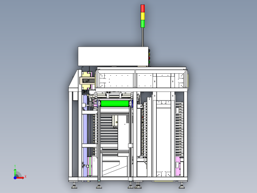 料箱自动换箱自动上下料step前视缩略图