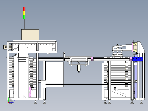 料箱自动换箱自动上下料step左视缩略图