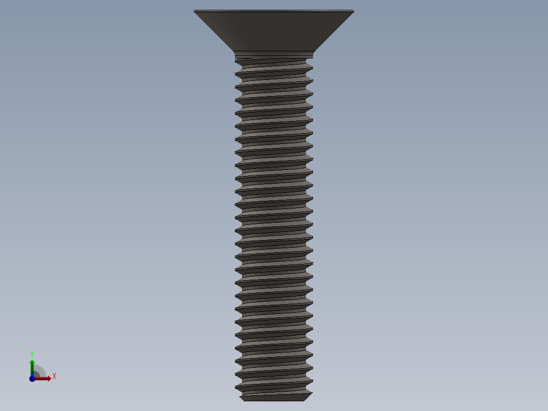 Screw_ISO_10642_M6x30_A2.SLDPRT前视图