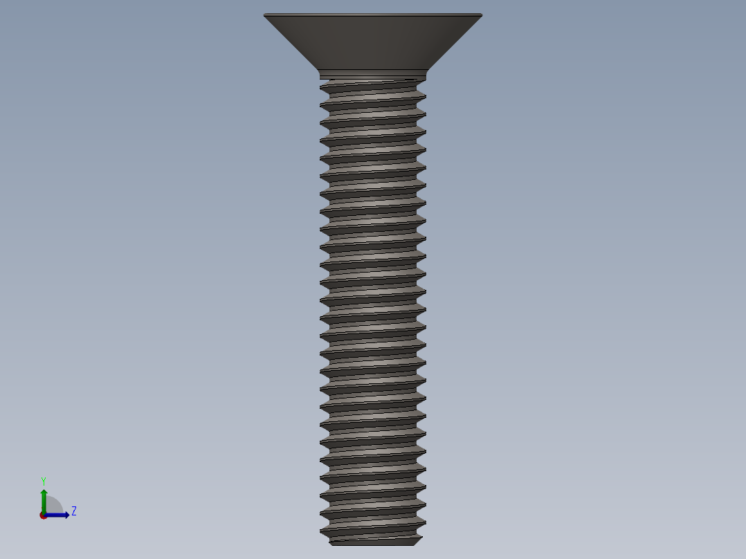 Screw_ISO_10642_M6x30_A2.SLDPRT左视图