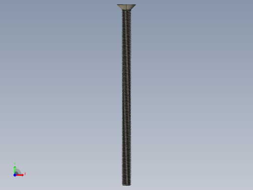 Screw_ISO_10642_M8x160_A2.STEP前视缩略图