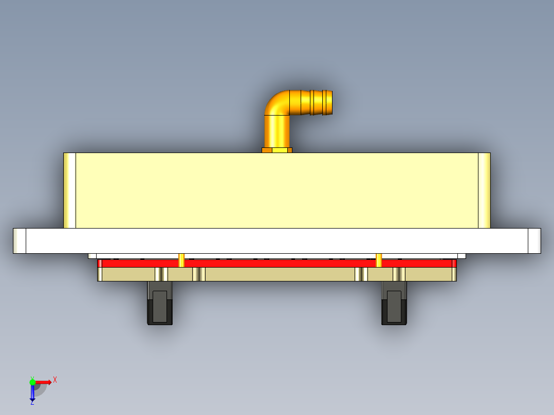 LV553-笔记本CNC工装夹具三维模型C-CNC2-20200320俯视图
