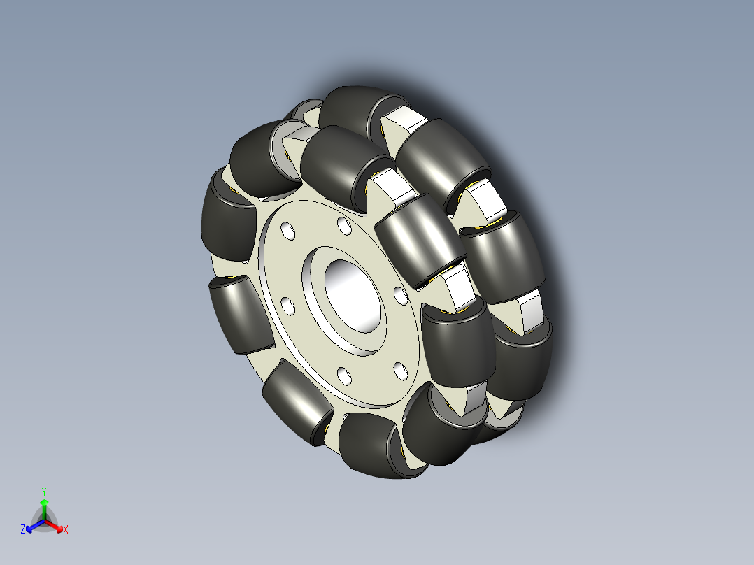 全向轮外径 100mm