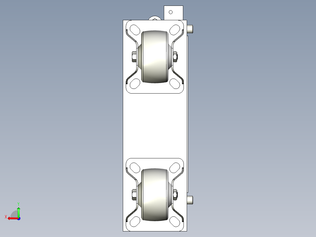 光感，电子眼移动工装后视图