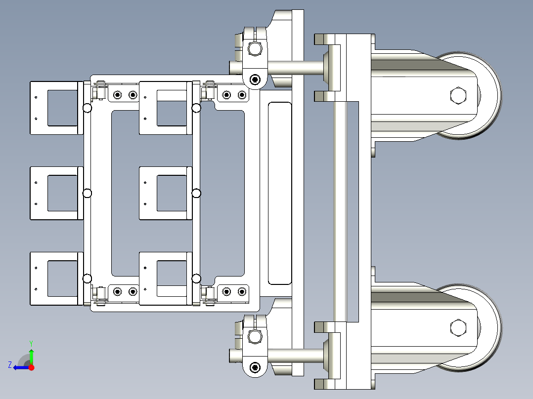 光感，电子眼移动工装右视图