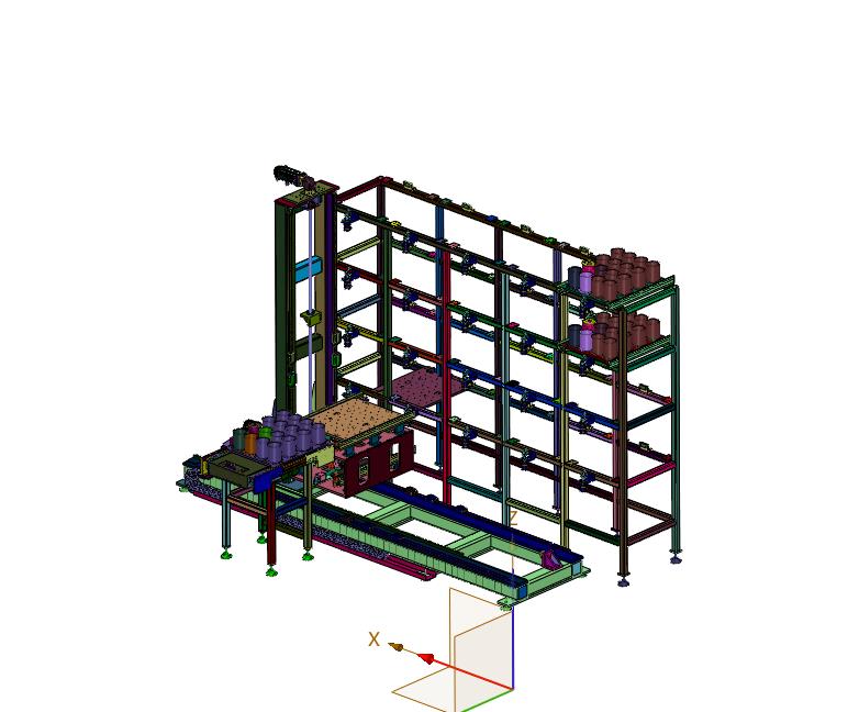 立体库出货自动托盘转换设备