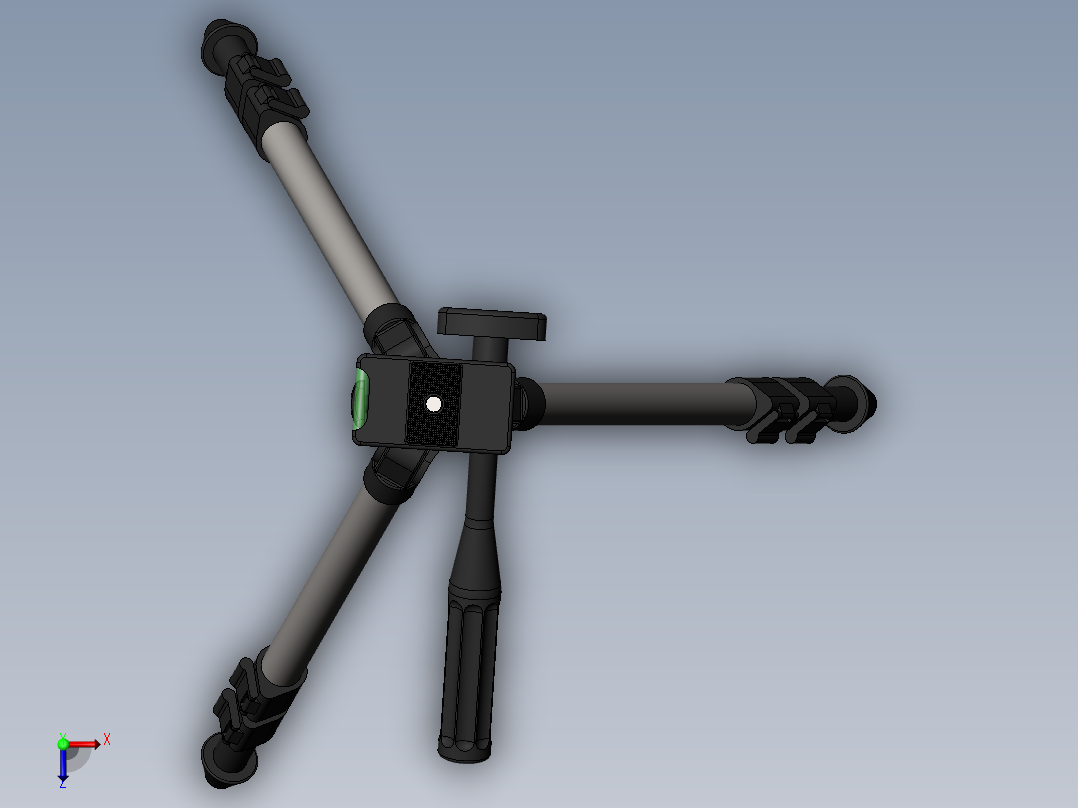 三脚架(5)俯视图