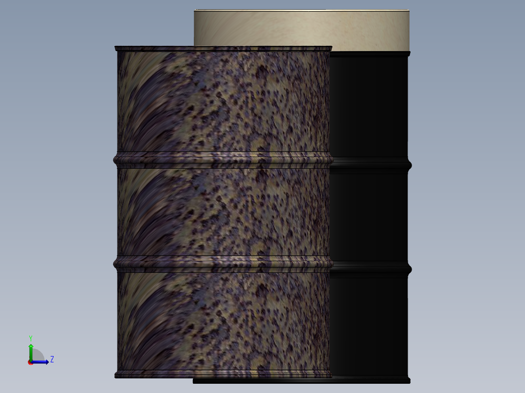 瓶子、罐子、桶(111)左视图